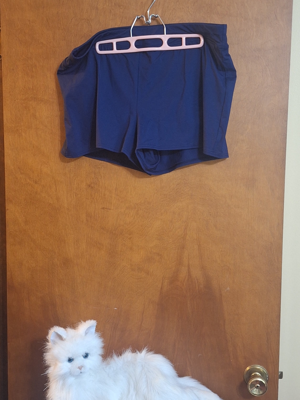 Lands' End Navy Blue Swim Skort